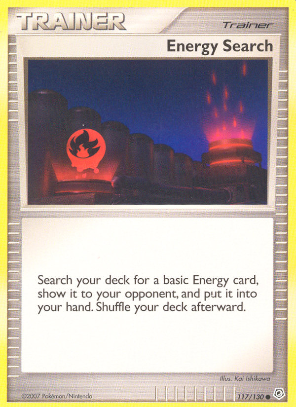 Energy Search (117/130) [Diamond & Pearl: Base Set] | Game Master's Emporium (The New GME)