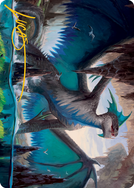 Murktide Regent Art Card (Gold-Stamped Signature) [Modern Horizons 2 Art Series] | Game Master's Emporium (The New GME)