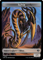 Sliver Army // Sliver Double-Sided Token [Commander Masters Tokens] | Game Master's Emporium (The New GME)