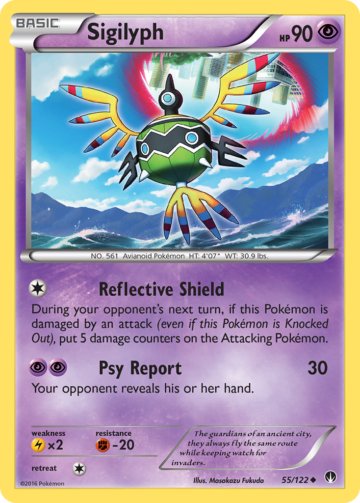 Sigilyph (55/122) [XY: BREAKpoint] | Game Master's Emporium (The New GME)