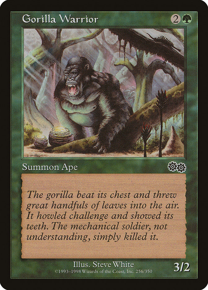 Gorilla Warrior [Urza's Saga] | Game Master's Emporium (The New GME)