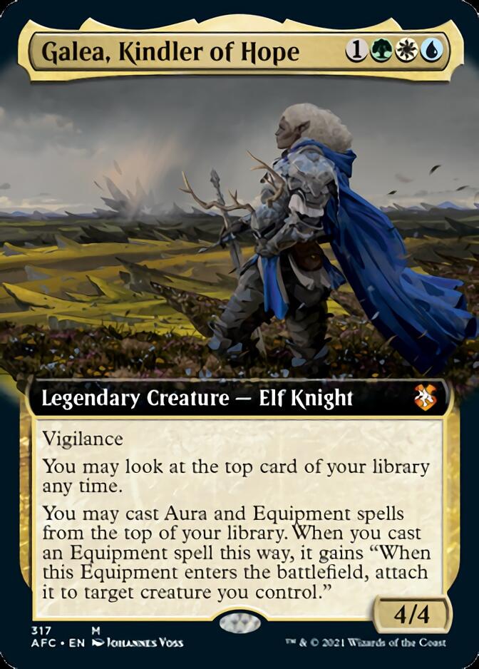 Galea, Kindler of Hope (Extended Art) [Dungeons & Dragons: Adventures in the Forgotten Realms Commander] | Game Master's Emporium (The New GME)