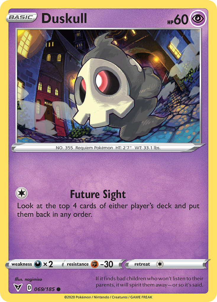 Duskull (069/185) [Sword & Shield: Vivid Voltage] | Game Master's Emporium (The New GME)