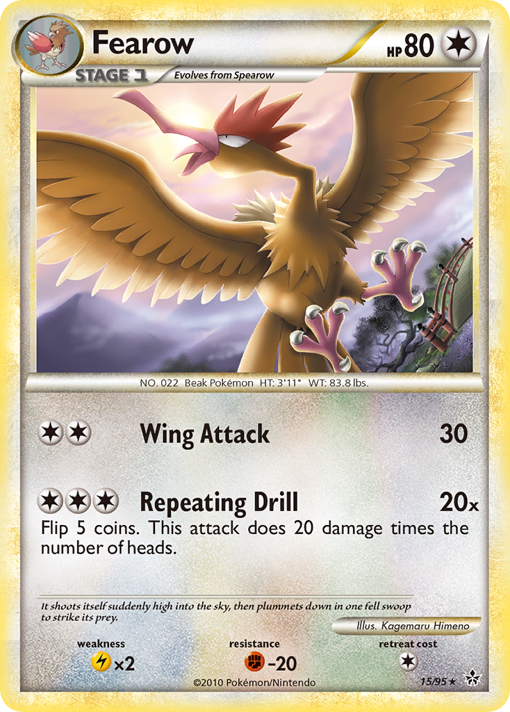 Fearow (15/95) [HeartGold & SoulSilver: Unleashed] | Game Master's Emporium (The New GME)