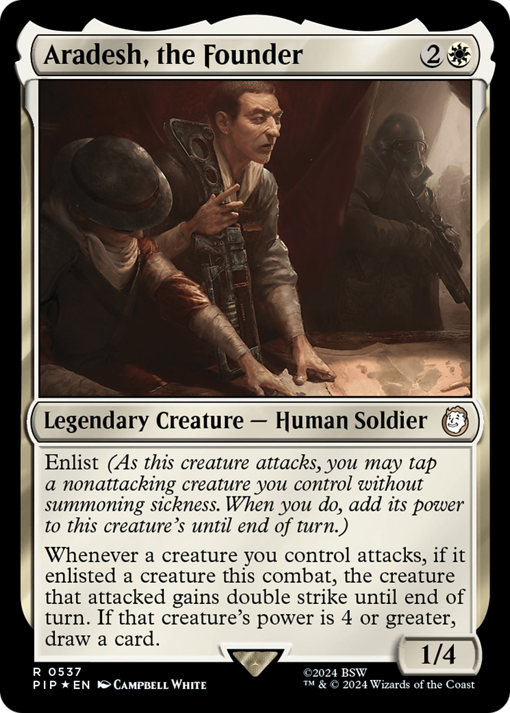 Aradesh, the Founder (Surge Foil) [Fallout] | Game Master's Emporium (The New GME)