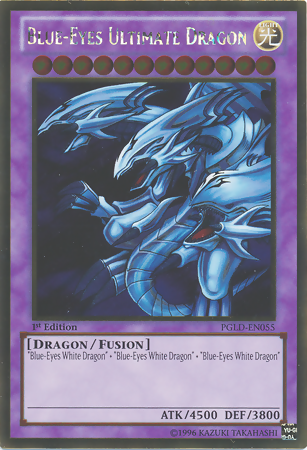 Blue-Eyes Ultimate Dragon [PGLD-EN055] Gold Rare | Game Master's Emporium (The New GME)