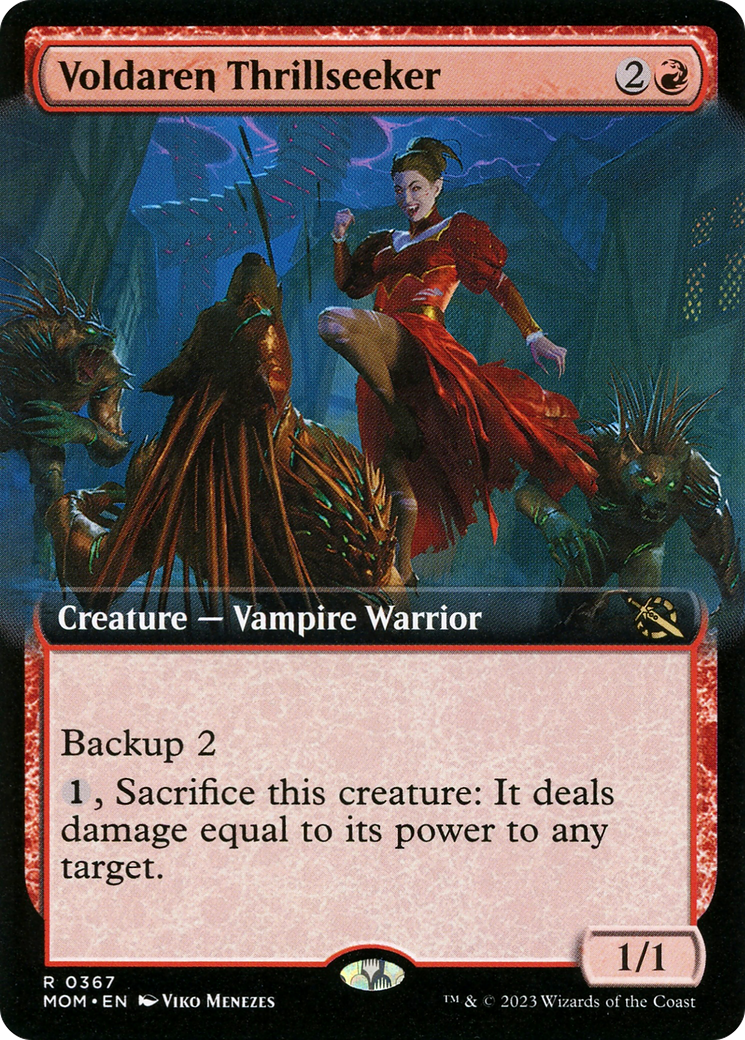 Voldaren Thrillseeker (Extended Art) [March of the Machine] | Game Master's Emporium (The New GME)