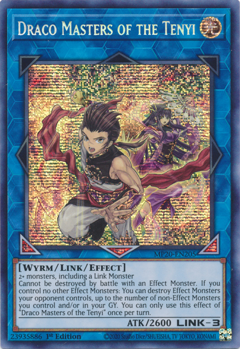 Draco Masters of the Tenyi [MP20-EN205] Prismatic Secret Rare | Game Master's Emporium (The New GME)