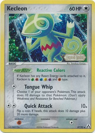 Kecleon (37/92) (Stamped) [EX: Legend Maker] | Game Master's Emporium (The New GME)