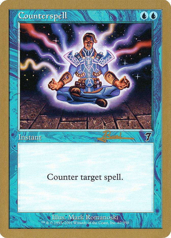 Counterspell (Antoine Ruel) (7ED) [World Championship Decks 2001] | Game Master's Emporium (The New GME)