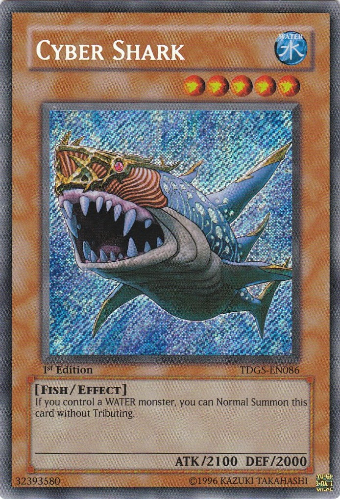 Cyber Shark [TDGS-EN086] Secret Rare | Game Master's Emporium (The New GME)