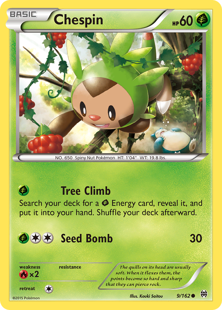 Chespin (9/162) [XY: BREAKthrough] | Game Master's Emporium (The New GME)