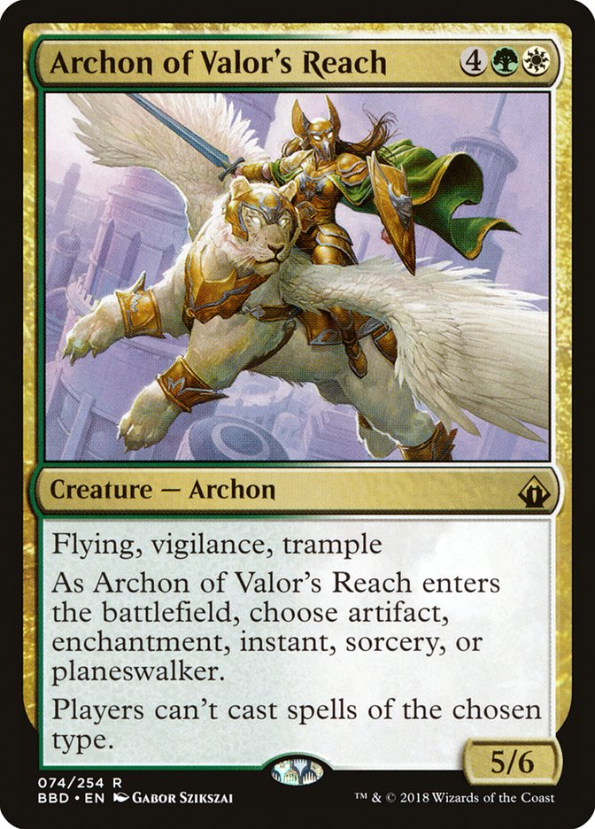 Archon of Valor's Reach [Battlebond] | Game Master's Emporium (The New GME)