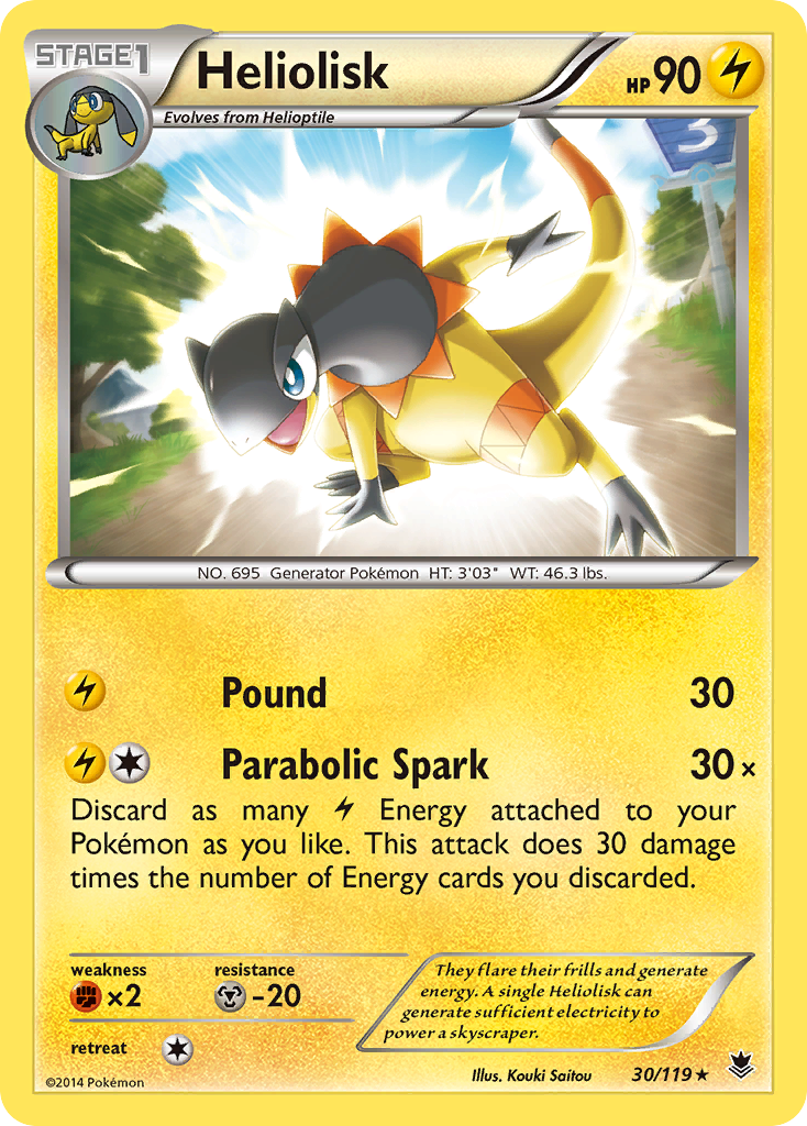 Heliolisk (30/119) [XY: Phantom Forces] | Game Master's Emporium (The New GME)