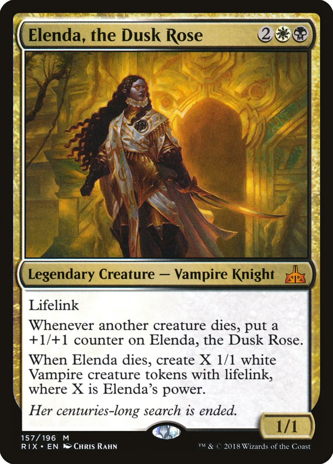 Elenda, the Dusk Rose [Rivals of Ixalan] | Game Master's Emporium (The New GME)