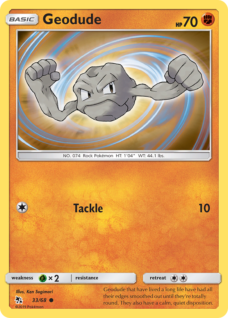 Geodude (33/68) [Sun & Moon: Hidden Fates] | Game Master's Emporium (The New GME)