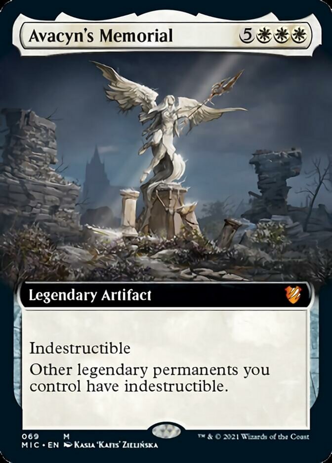 Avacyn's Memorial (Extended Art) [Innistrad: Midnight Hunt Commander] | Game Master's Emporium (The New GME)