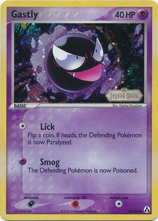 Gastly (52/92) (Stamped) [EX: Legend Maker] | Game Master's Emporium (The New GME)