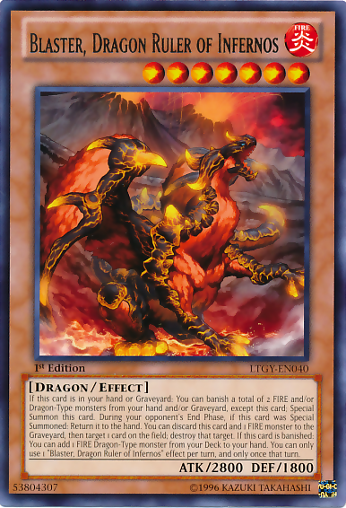 Blaster, Dragon Ruler of Infernos [LTGY-EN040] Rare | Game Master's Emporium (The New GME)