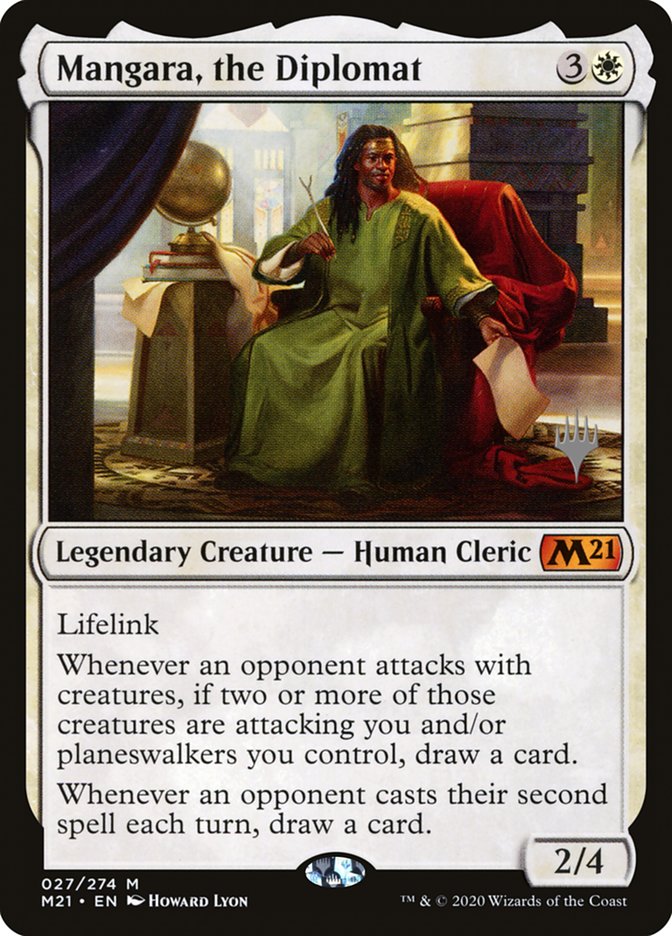 Mangara, the Diplomat (Promo Pack) [Core Set 2021 Promos] | Game Master's Emporium (The New GME)