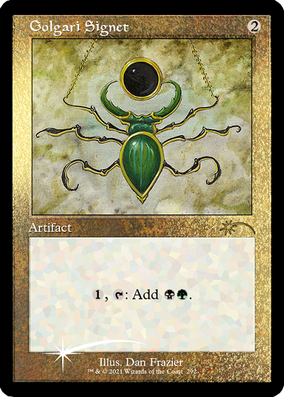 Golgari Signet (Retro) (Foil Etched) [Secret Lair Drop Series] | Game Master's Emporium (The New GME)