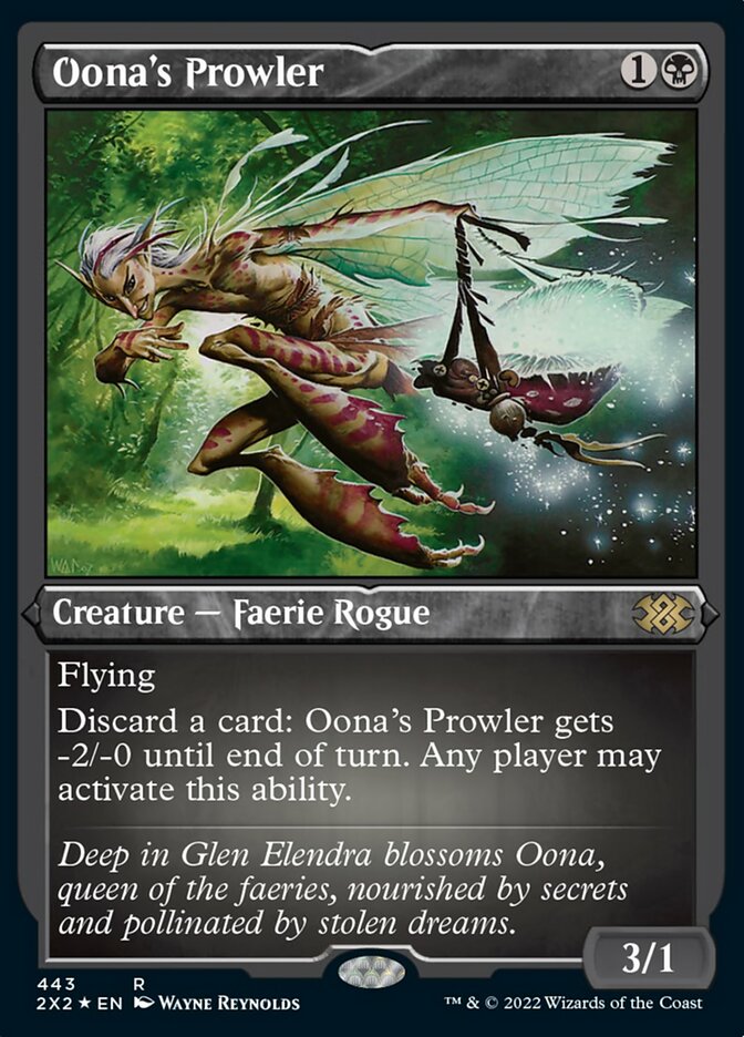 Oona's Prowler (Foil Etched) [Double Masters 2022] | Game Master's Emporium (The New GME)