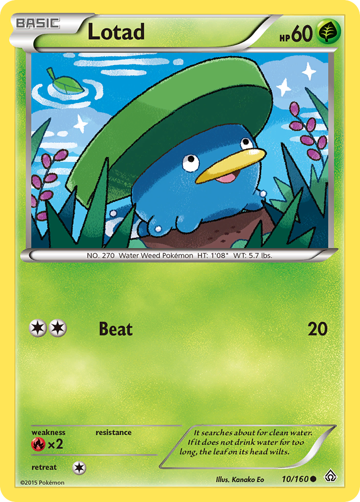 Lotad (10/160) [XY: Primal Clash] | Game Master's Emporium (The New GME)