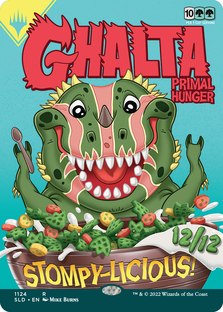 Ghalta, Primal Hunger (Borderless) [Secret Lair Drop Series] | Game Master's Emporium (The New GME)