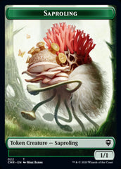 Illusion // Saproling Double-Sided Token [Commander Legends Tokens] | Game Master's Emporium (The New GME)