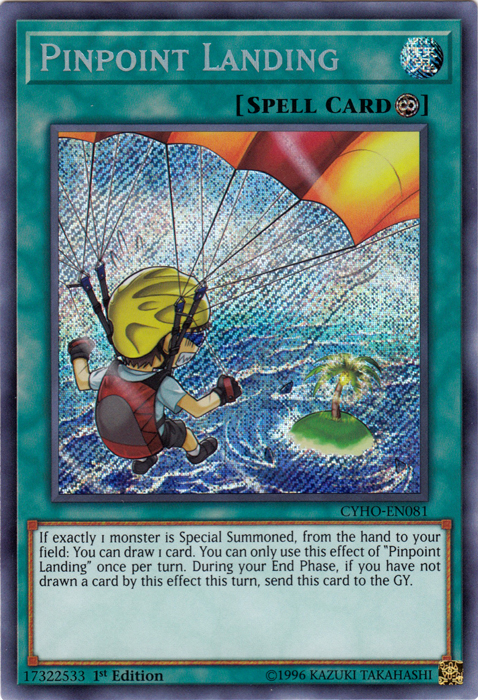 Pinpoint Landing [CYHO-EN081] Secret Rare | Game Master's Emporium (The New GME)