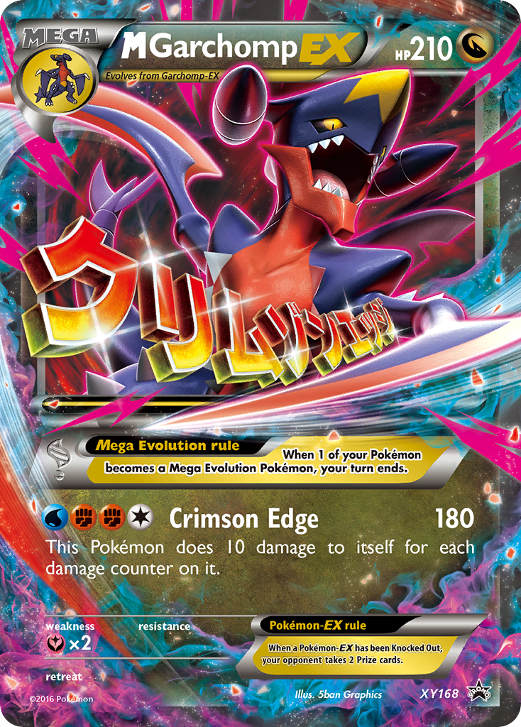 M Garchomp EX (XY168) [XY: Black Star Promos] | Game Master's Emporium (The New GME)