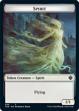 Bird // Spirit Double-Sided Token [Starter Commander Decks] | Game Master's Emporium (The New GME)