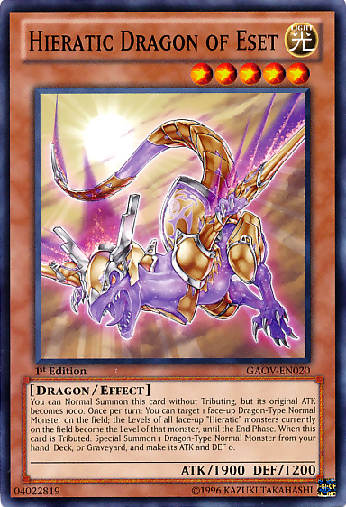 Hieratic Dragon of Eset [GAOV-EN020] Common | Game Master's Emporium (The New GME)