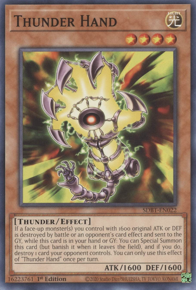 Thunder Hand [SDBT-EN022] Common | Game Master's Emporium (The New GME)