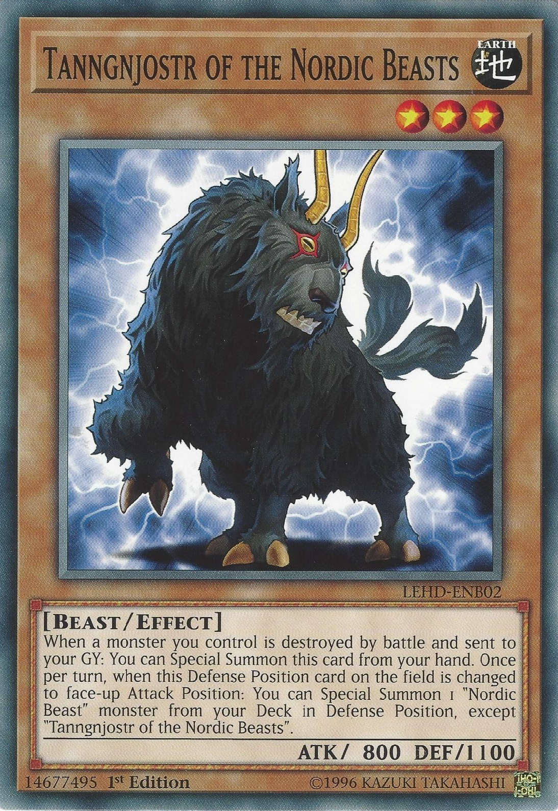 Tanngnjostr of the Nordic Beasts [LEHD-ENB02] Common | Game Master's Emporium (The New GME)