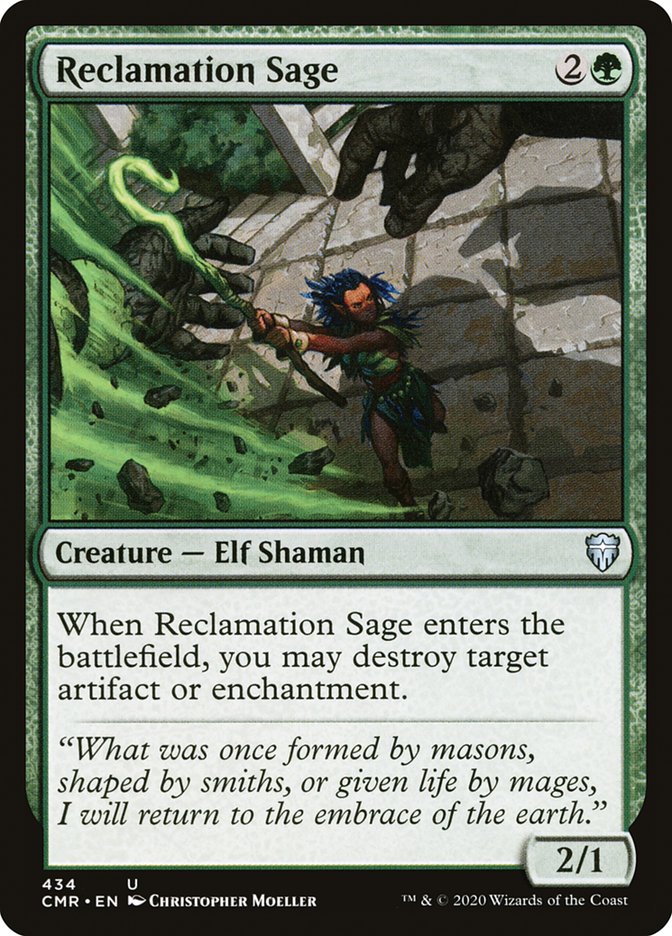 Reclamation Sage (434) [Commander Legends] | Game Master's Emporium (The New GME)