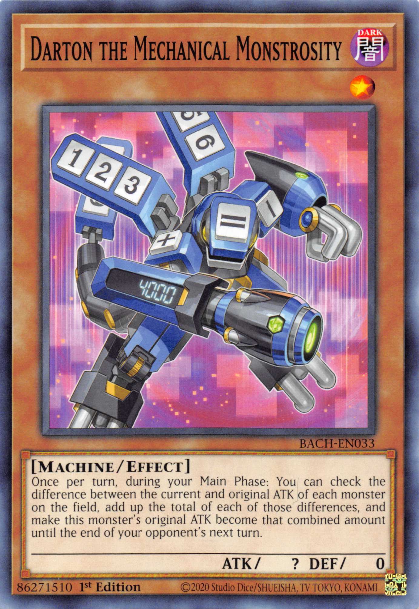 Darton the Mechanical Monstrosity [BACH-EN033] Common | Game Master's Emporium (The New GME)