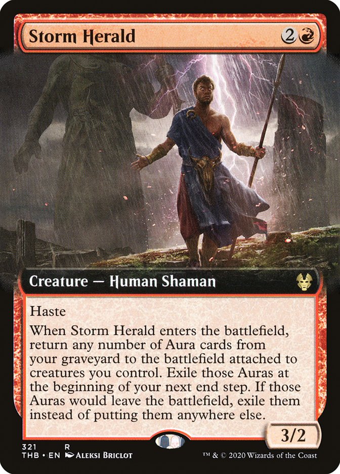 Storm Herald (Extended Art) [Theros Beyond Death] | Game Master's Emporium (The New GME)