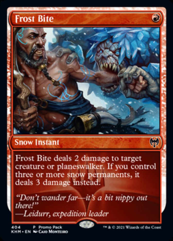 Frost Bite (Promo Pack) [Kaldheim Promos] | Game Master's Emporium (The New GME)