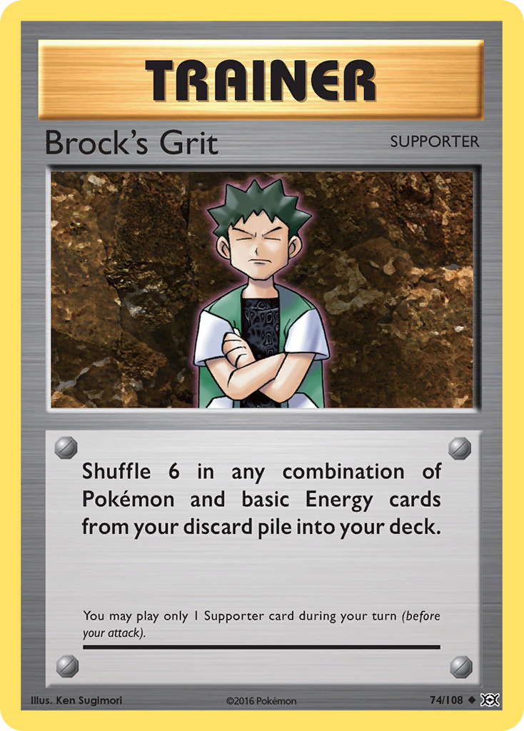 Brock's Grit (74/108) [XY: Evolutions] | Game Master's Emporium (The New GME)