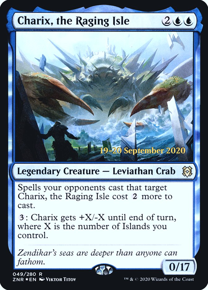 Charix, the Raging Isle [Zendikar Rising Prerelease Promos] | Game Master's Emporium (The New GME)