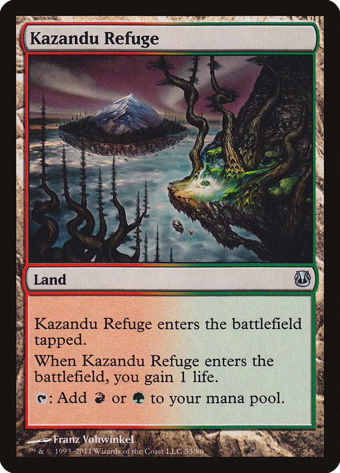 Kazandu Refuge [Duel Decks: Ajani vs. Nicol Bolas] | Game Master's Emporium (The New GME)