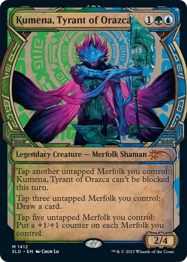 Kumena, Tyrant of Orazca (Rainbow Foil) [Secret Lair Drop Series] | Game Master's Emporium (The New GME)