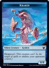 Kraken // Satyr Double-Sided Token [Theros Beyond Death Tokens] | Game Master's Emporium (The New GME)