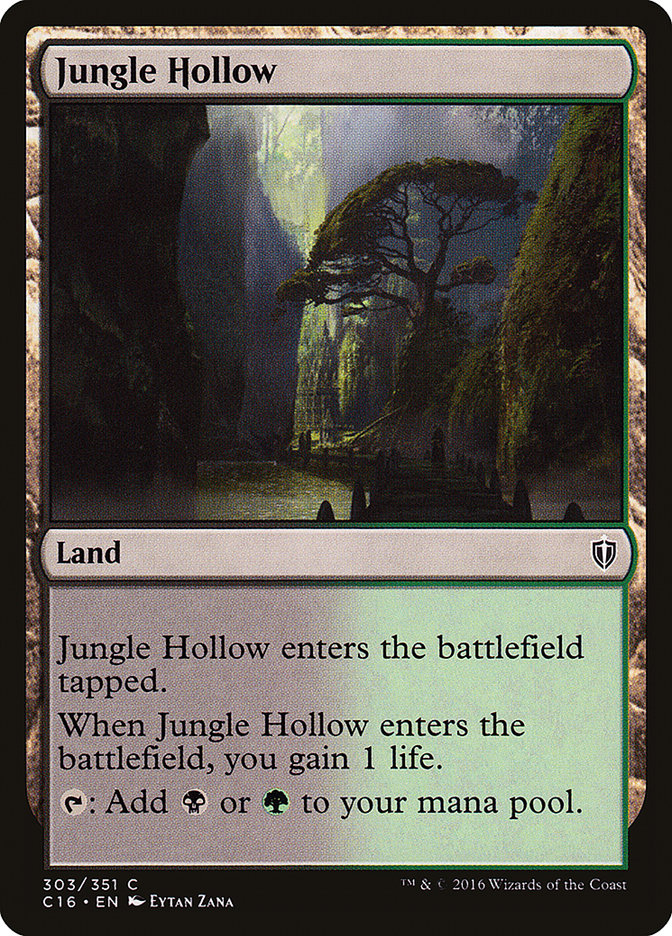 Jungle Hollow [Commander 2016] | Game Master's Emporium (The New GME)