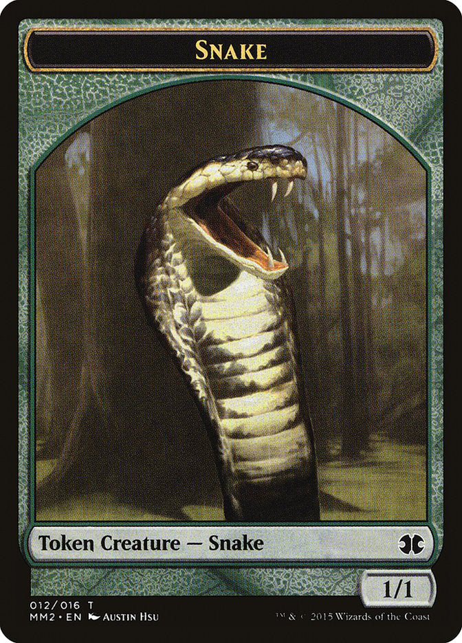 Snake Token [Modern Masters 2015 Tokens] | Game Master's Emporium (The New GME)