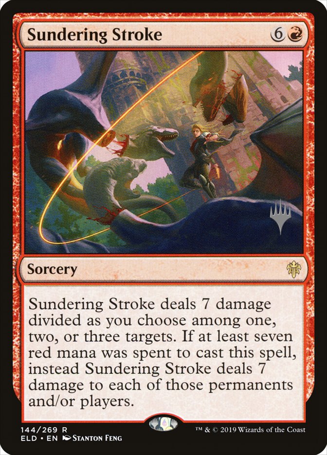 Sundering Stroke (Promo Pack) [Throne of Eldraine Promos] | Game Master's Emporium (The New GME)