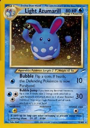 Light Azumarill (13/105) [Neo Destiny Unlimited] | Game Master's Emporium (The New GME)