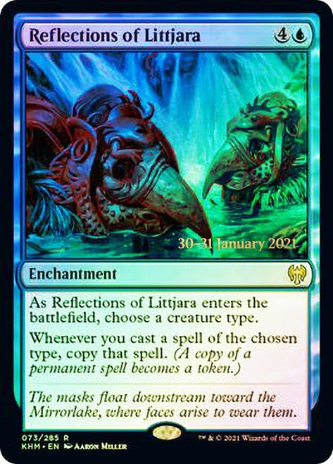 Reflections of Littjara [Kaldheim Prerelease Promos] | Game Master's Emporium (The New GME)