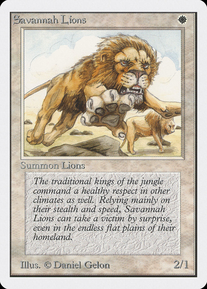 Savannah Lions [Unlimited Edition] | Game Master's Emporium (The New GME)